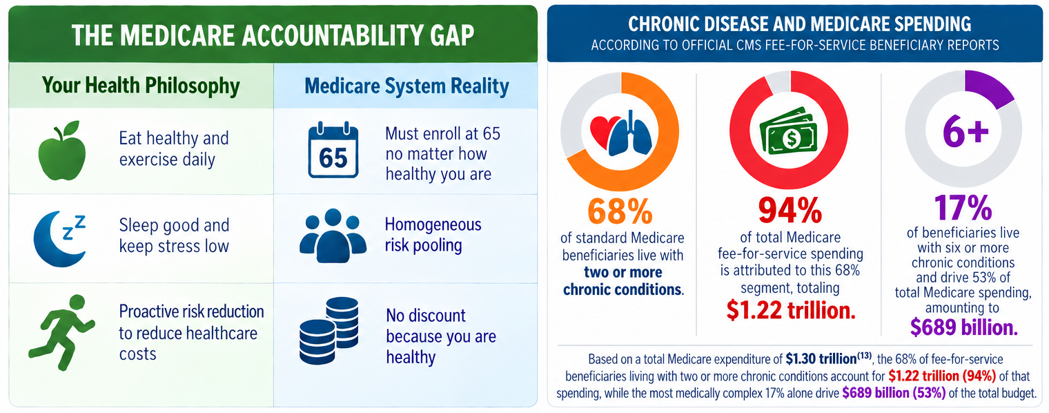 The Medicare accountability gap between personal health choices and the Medicare system